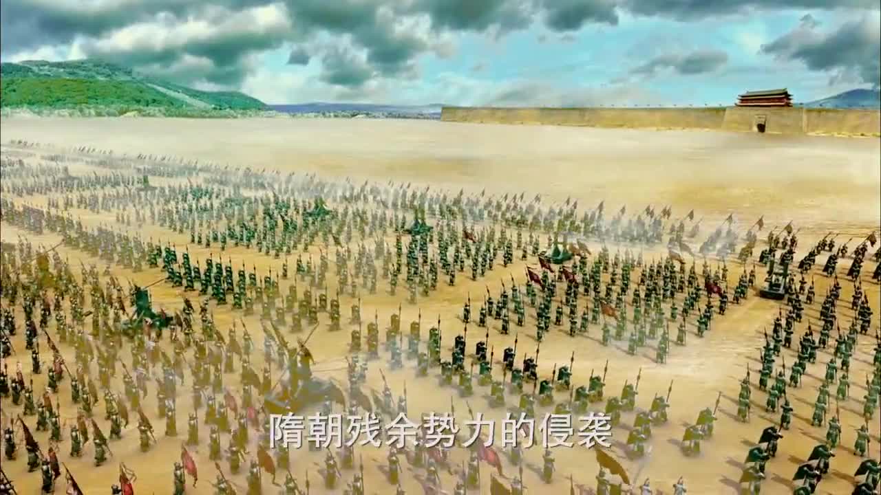 将士领兵出征,保家卫国,呈现自己英勇不凡