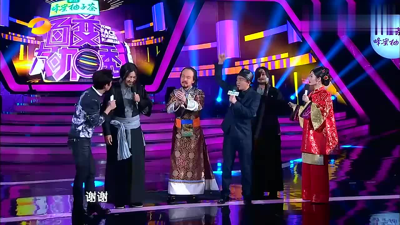 贾玲模仿腾格尔遇本尊:导演组给钱我才这么干!谢娜:干什么玩意