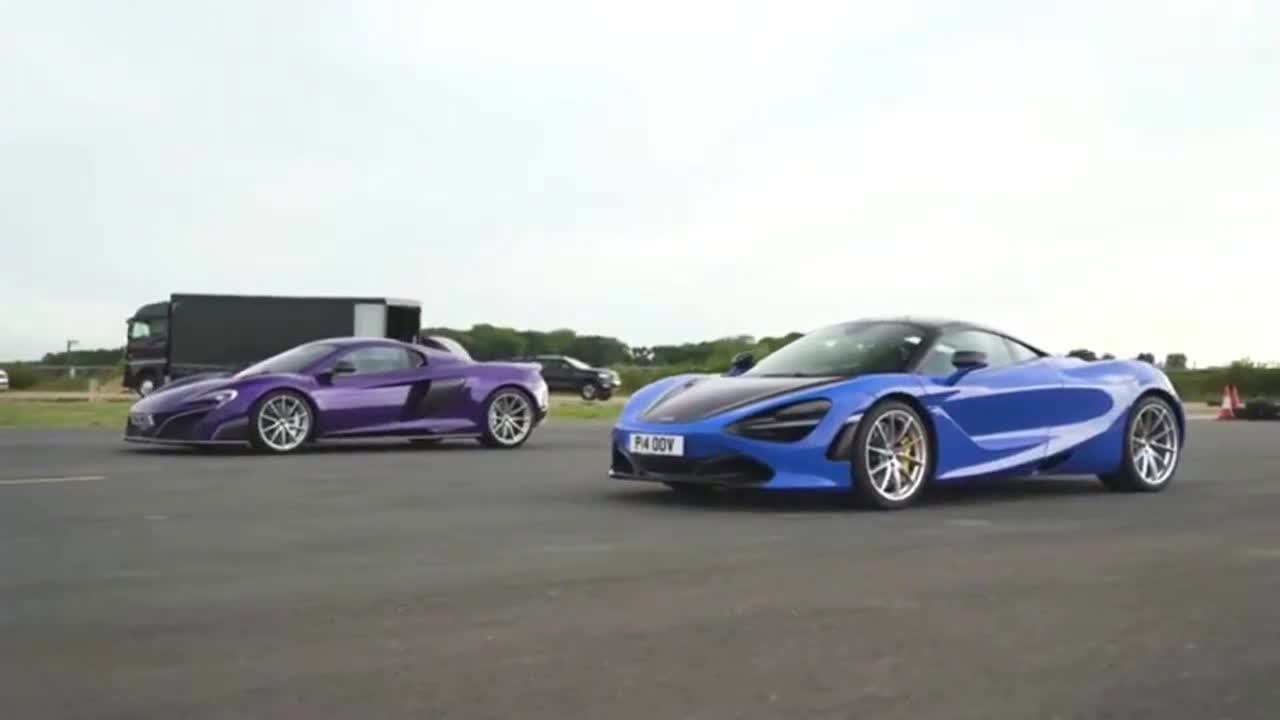 迈凯伦675ltvs720s,一脚油门后才知道差距在哪里!