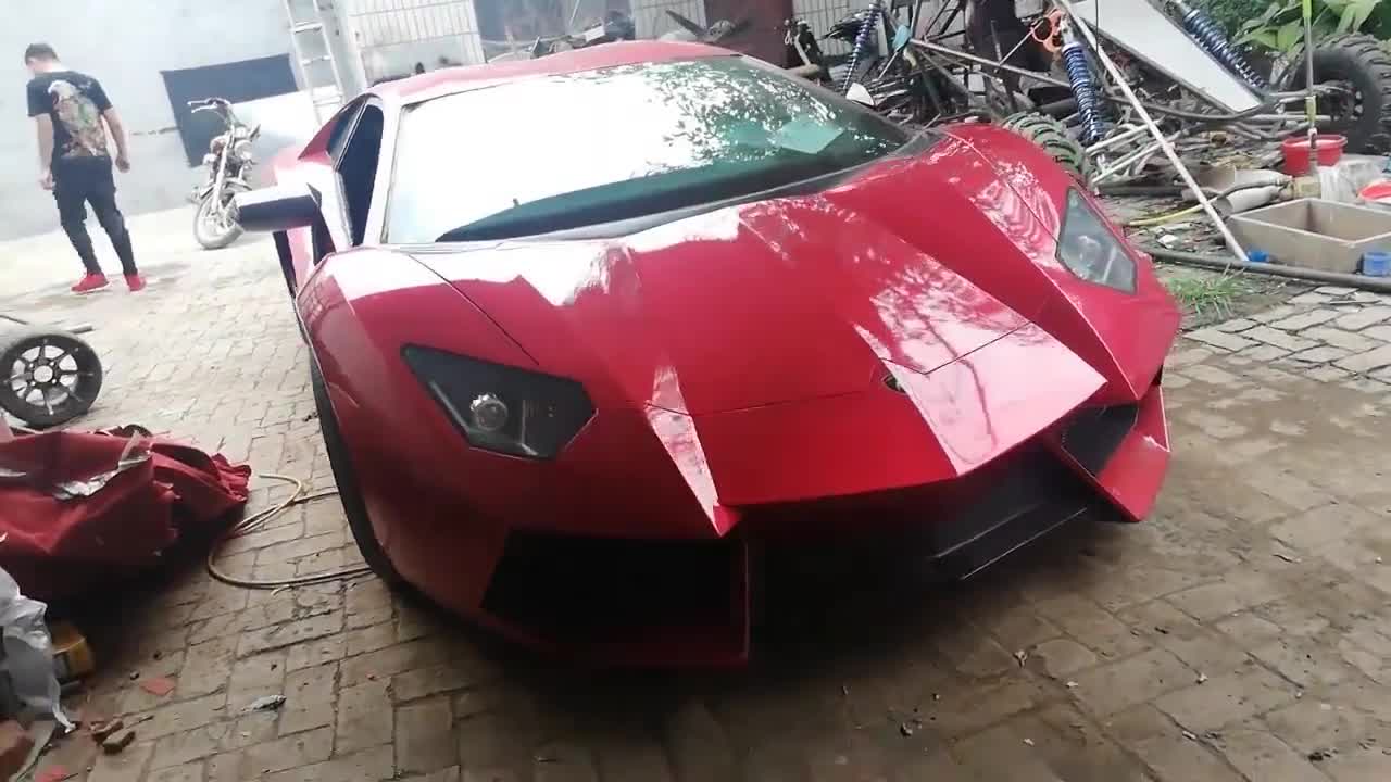 农村小伙造的兰博基尼某泰还有3秒到达