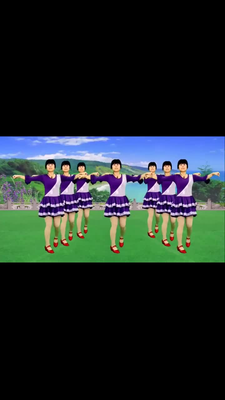 精选广场舞健身操歌曲百慕三石小花舞姿简单大方