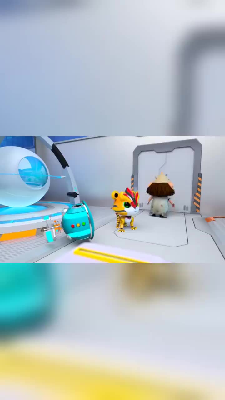 猪猪侠最弱的钢齿虎被阿五变成了钢齿猫真好玩