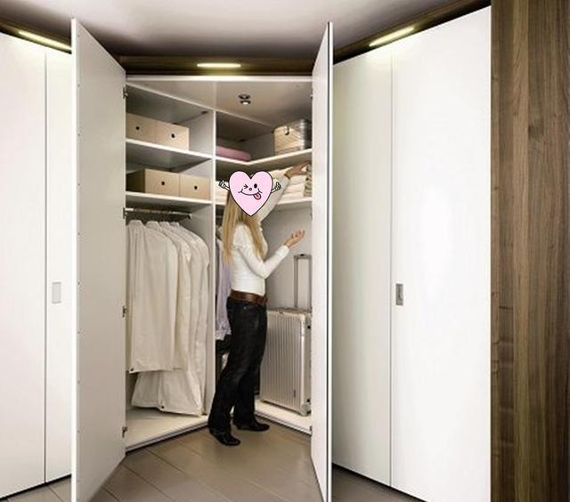 装修还是"要点手段",l型衣柜扩容,转角改成步入式,收纳大增__财经头条