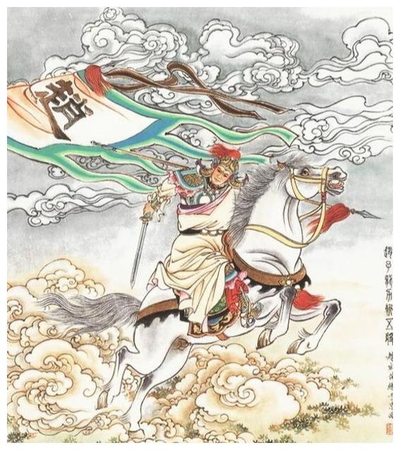 三国故事国画选:赵子龙力斩五将,单骑救主,诸葛亮安居平五路