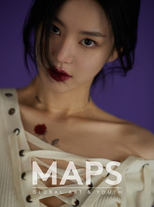 韩国女艺人李侑菲杂志写真薄纱透视魅惑