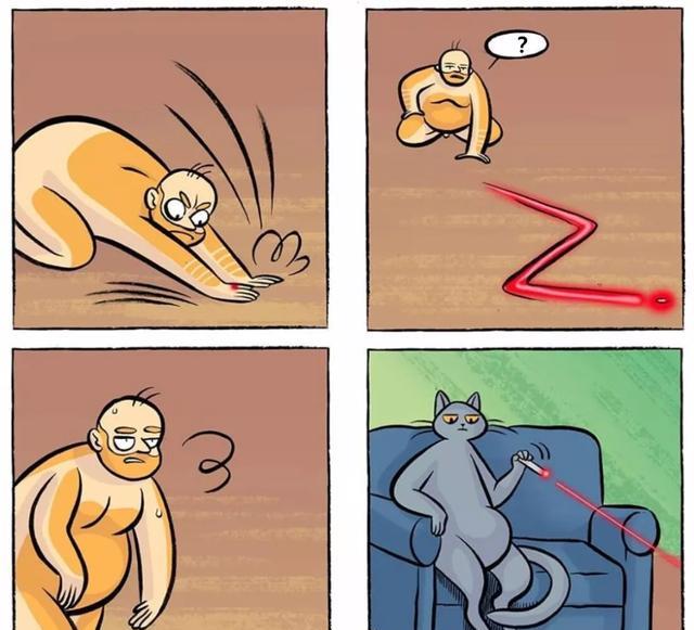 脑洞漫画如果人和猫互换身体会发生什么