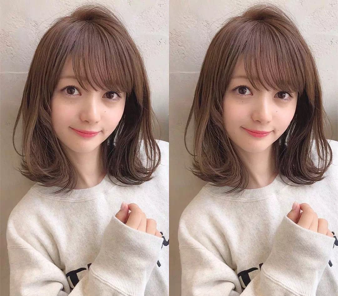 2019最流行的日系锁骨发,时尚又减龄,打造出不一样的可爱风格_高清