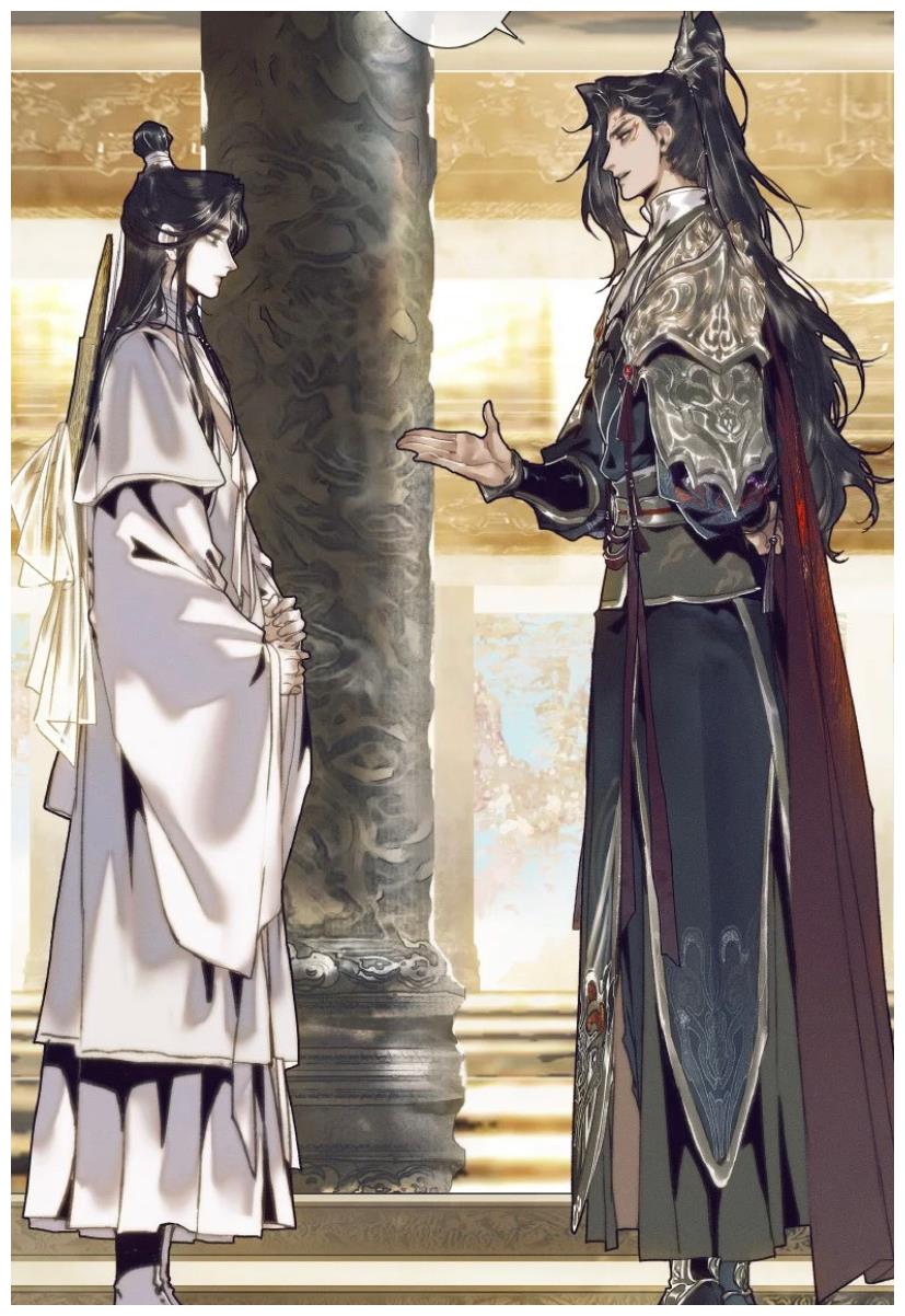 谢怜与裴茗同框,"身高差"太残忍?可风师娘娘身材比殿下更娇小