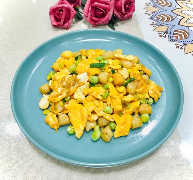 瑶柱炒蛋,美味又营养,简单方便家常菜