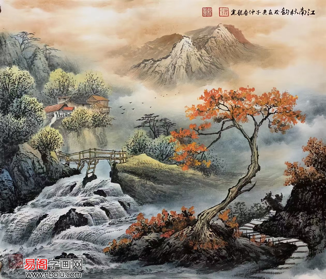 龙宽山水画作品赏析:秀在轻灵 美在深远|龙宽|笔墨|画家_新浪新闻