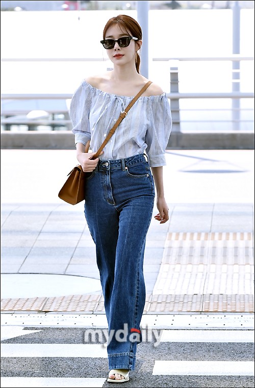 韩国女艺人刘仁娜飞往日本拍杂志写真