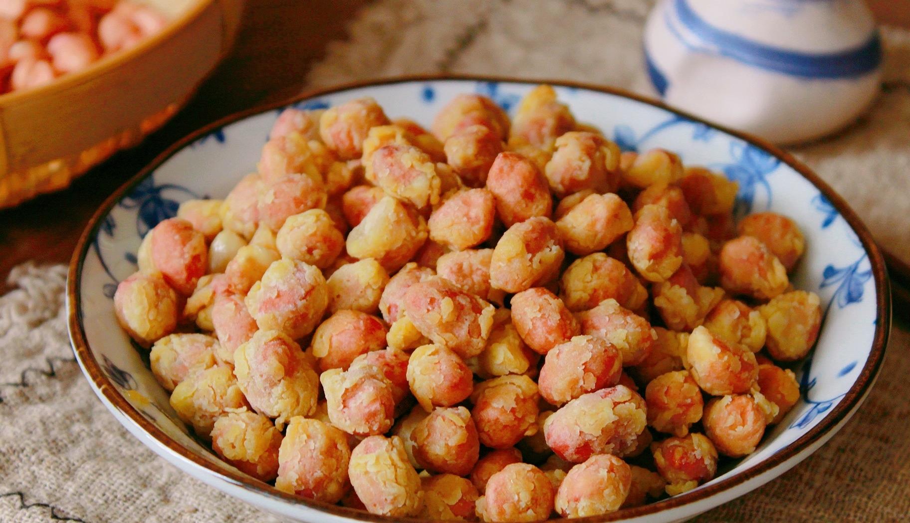 蛋酥花生米的做法一个鸡蛋一碗面粉好吃好做一口一个真是香