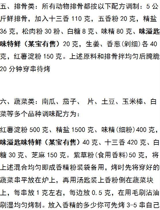 韩式烤肉腌制配料调味配方学会自己在家就能做