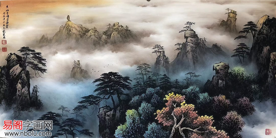 龙宽山水画作品赏析:秀在轻灵 美在深远|龙宽|笔墨|画家_新浪新闻