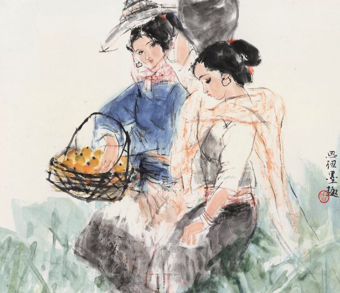 国画大师周思聪作品赏析