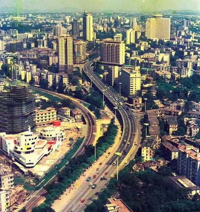 老照片 1996年的广州 已然是繁华的大都市