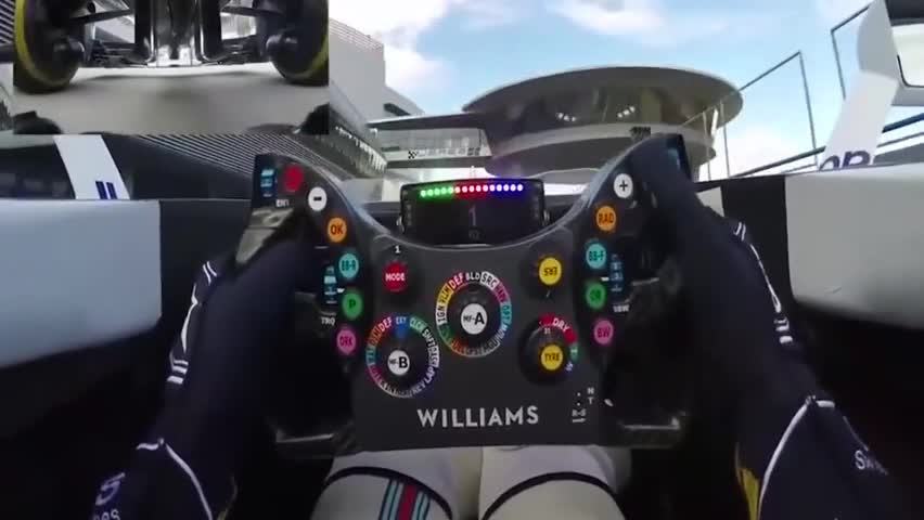 看了方向盘才知道f1赛车有多么难开了