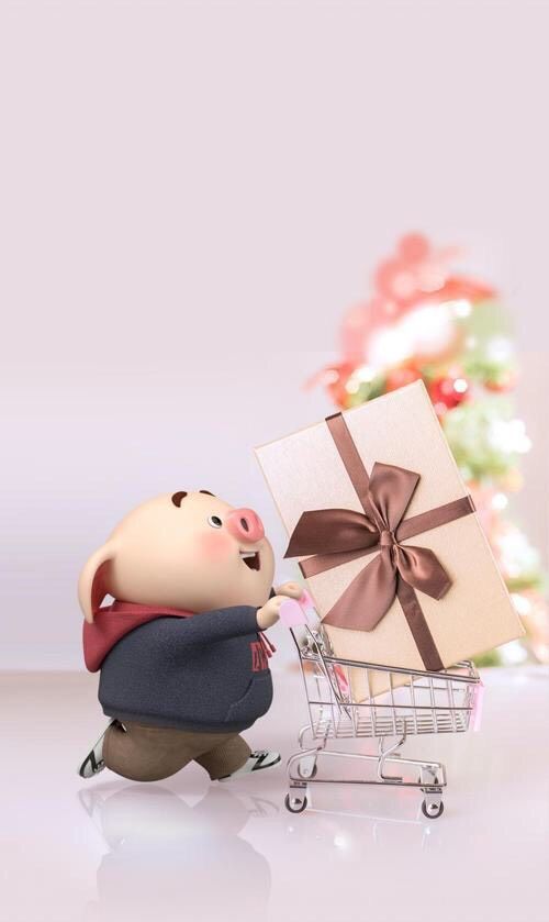 猪小屁手机壁纸世间惟你与美味不可辜负