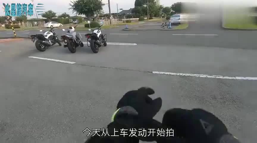 机车摩托 在日本考摩托车驾照现场 这个操作你们说熟练不