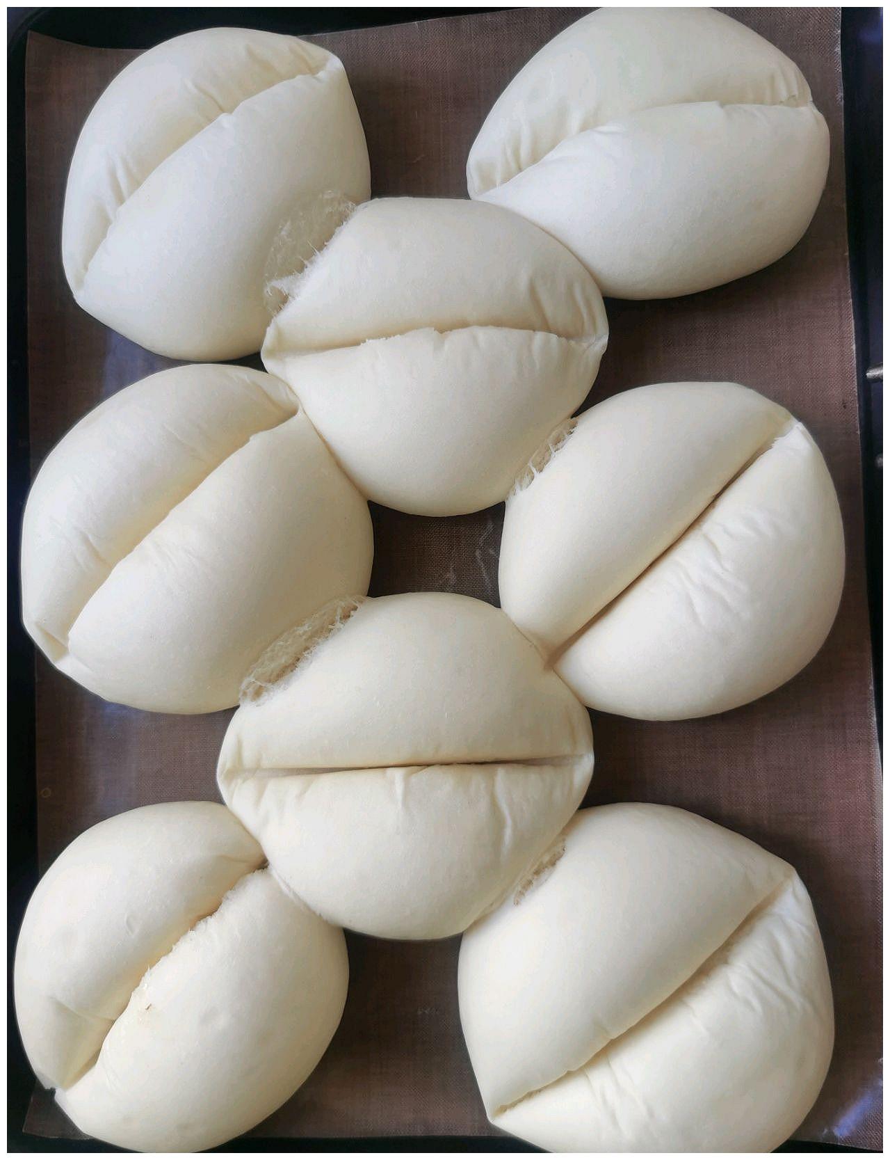 一次发酵～软糯大白面包