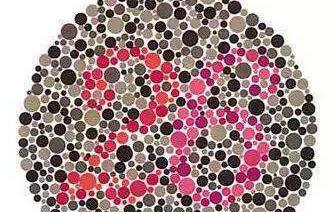 最新色盲色弱测试图,如果把"牛"看成"鹿",基本就无缘开车了