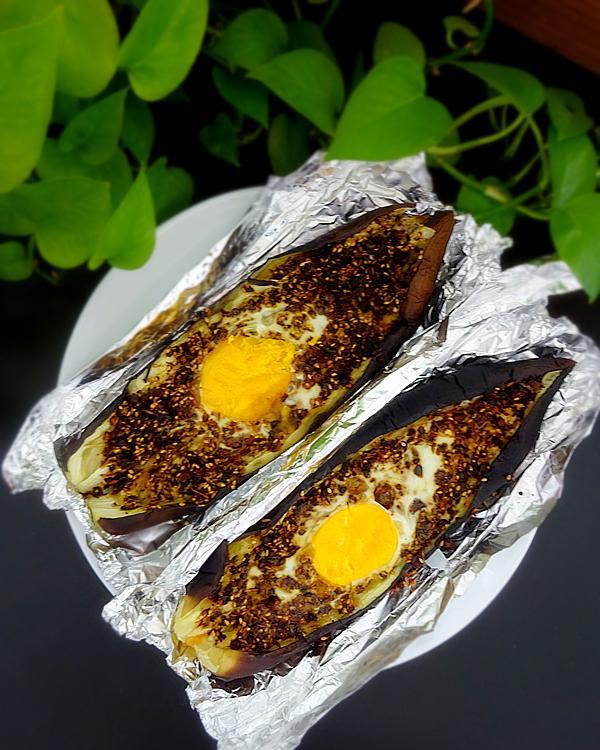 鸡蛋烤茄子,看起来有点奇葩,但真的是太好吃了呀_高清图集_新浪网