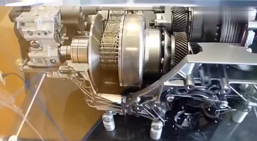 奥迪cvt变速箱里面长什么样?看着挺简单,长见识了!