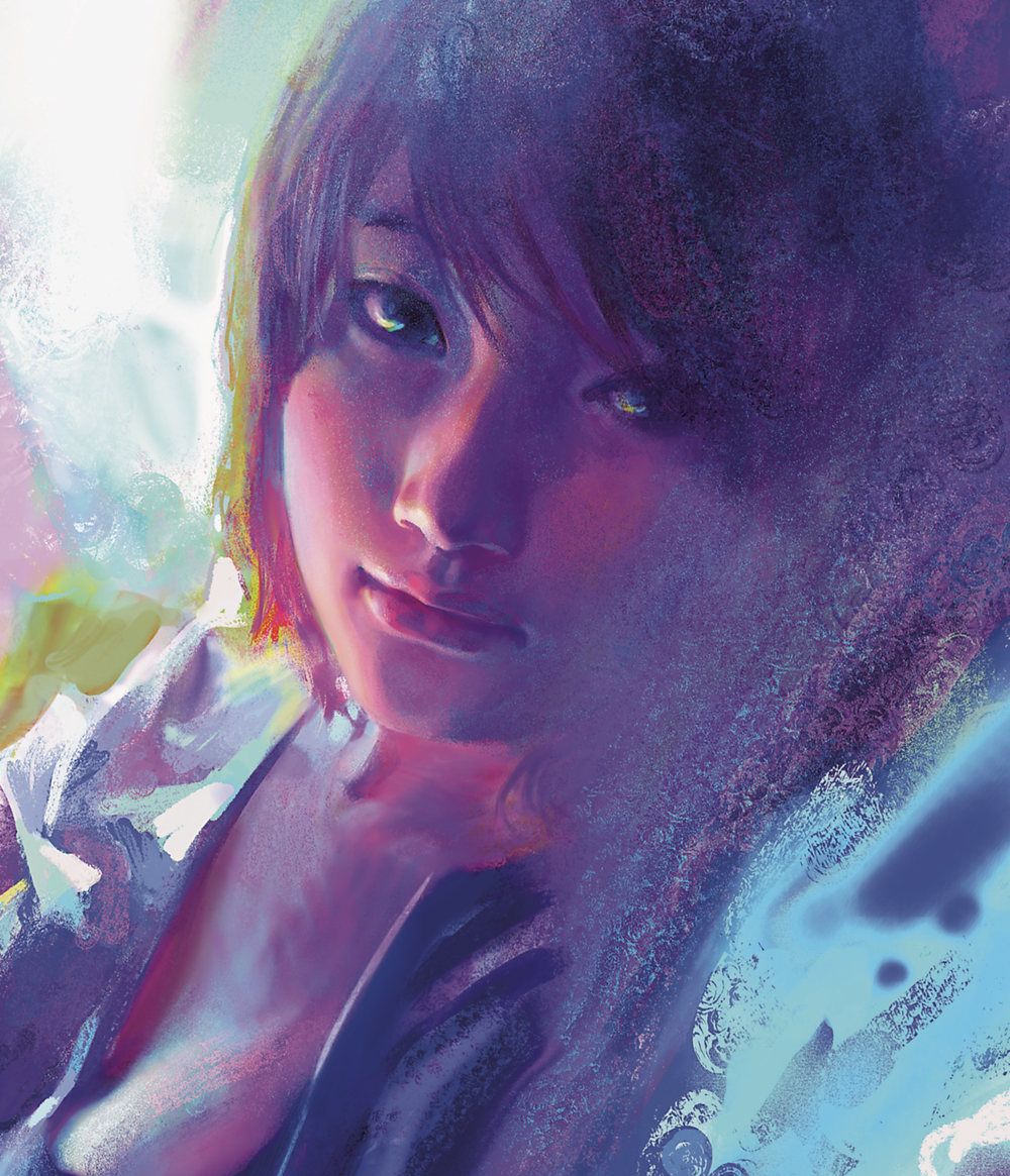 漫画家本杰明美女动漫插画集,厚涂水彩风格,极具个性