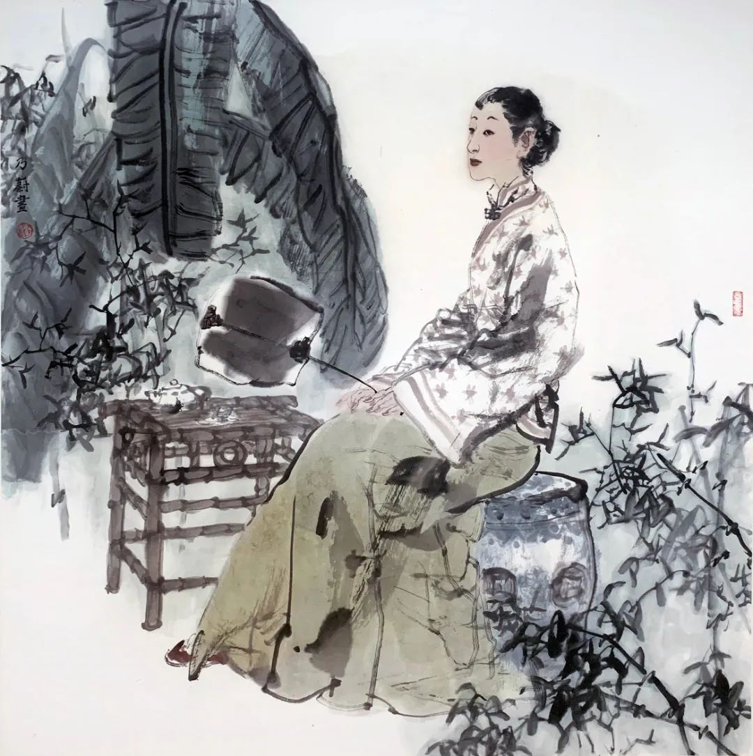 硕果献华诞李乃蔚意笔人物画展