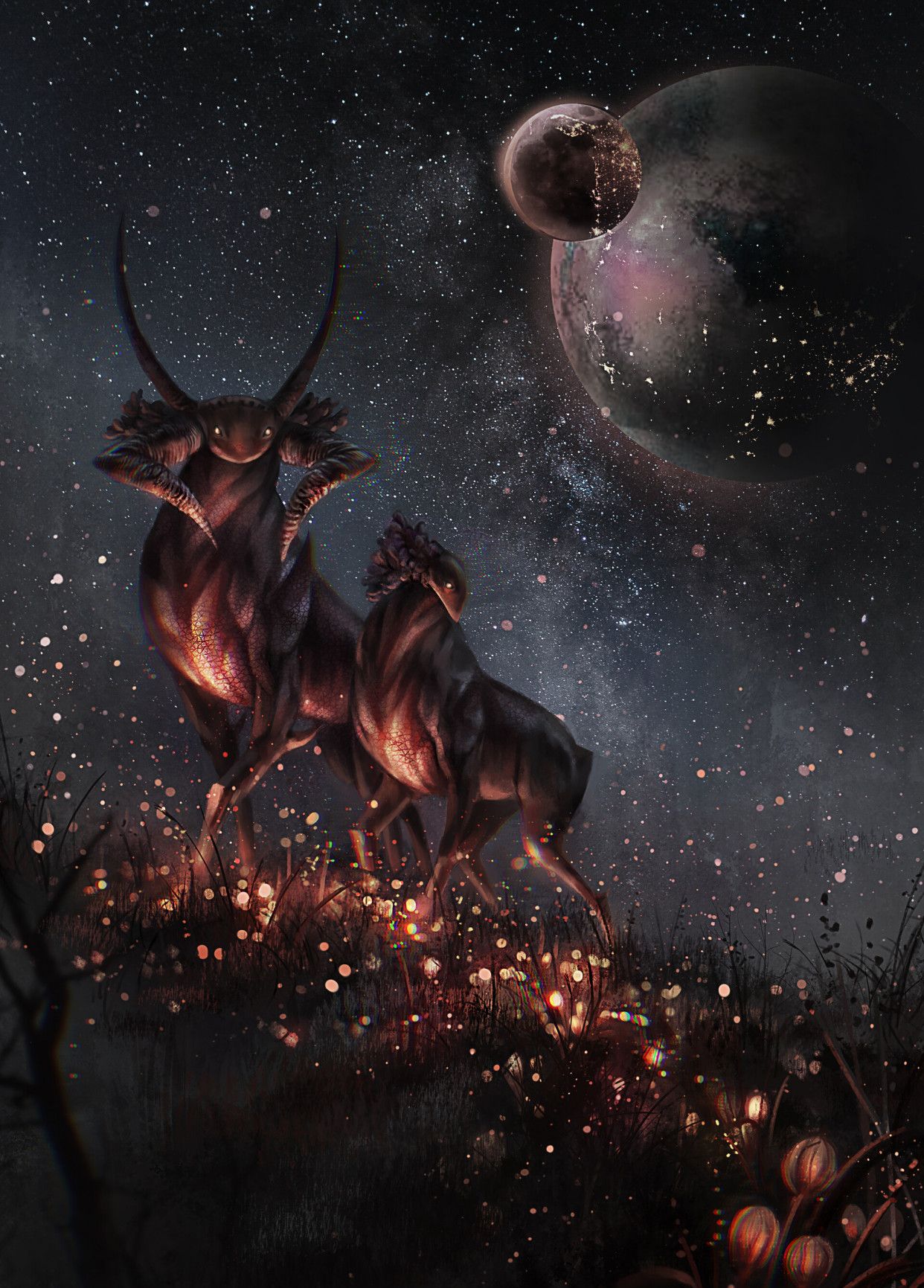 想象力十分丰富的一组概念插画作品欣赏!画技出色画面震撼!