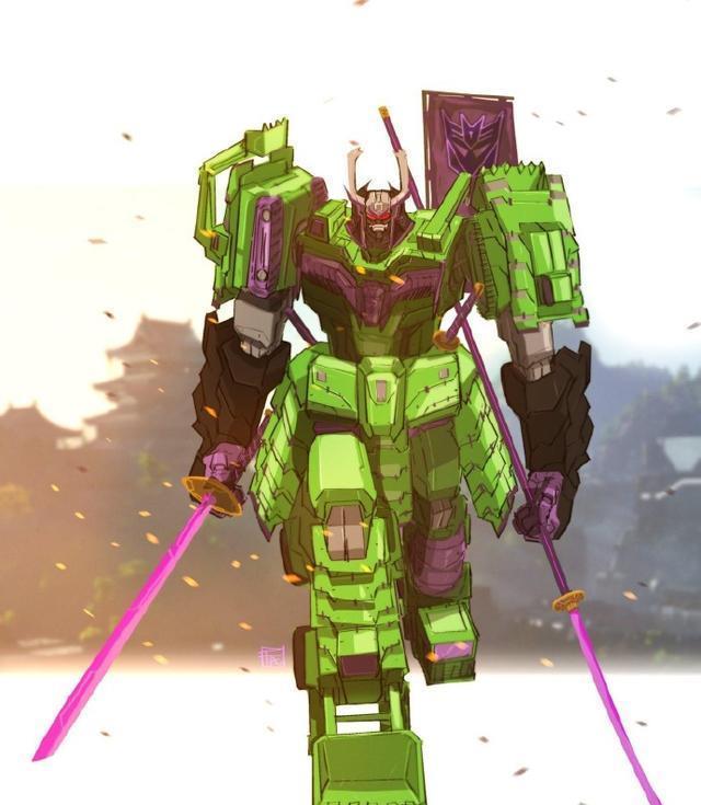 武士忍者风变形金刚人物概念设计,大力神比擎天柱帅
