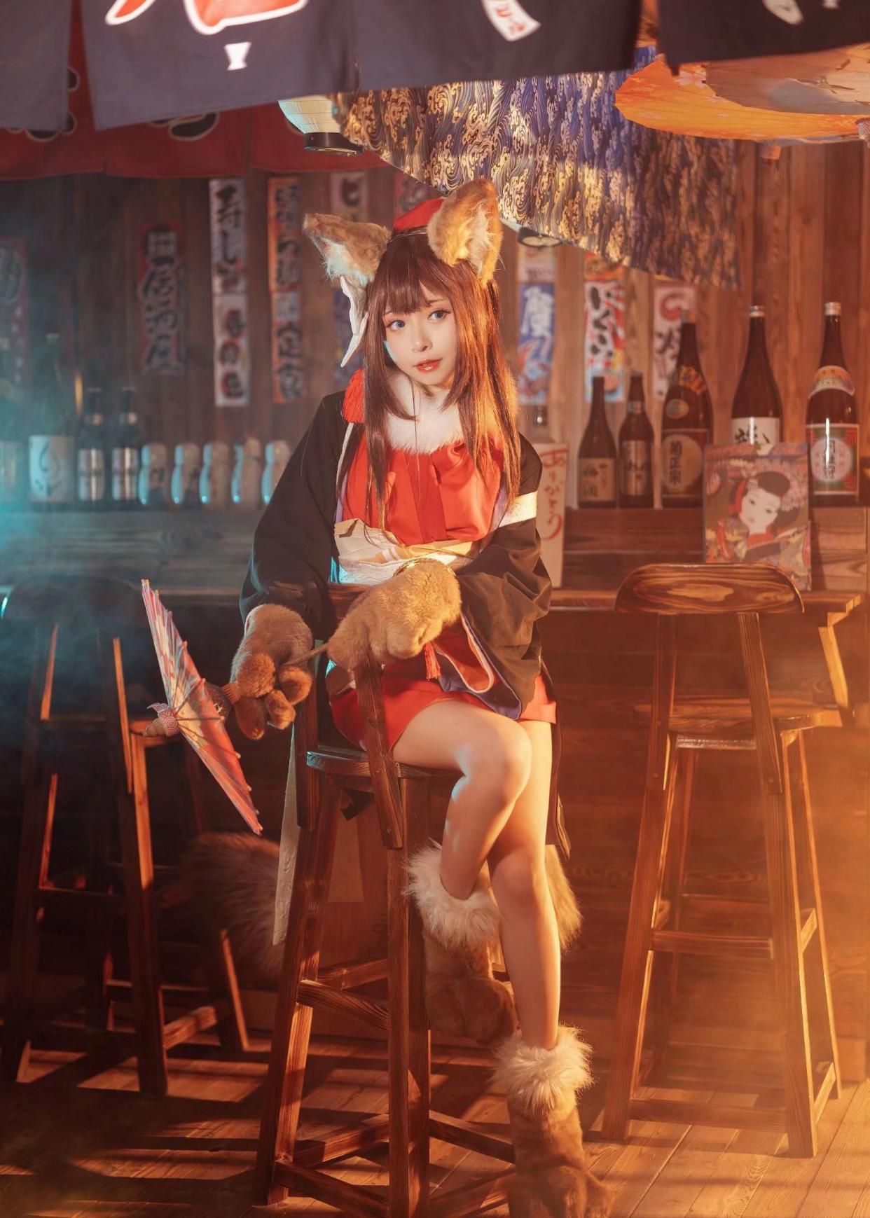 「阴阳师」cos:这个小姐姐cos的猫掌柜太好看了吧