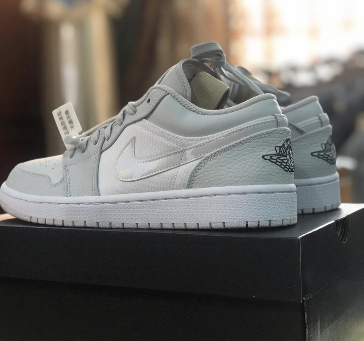 开箱aj1low迷彩小dior实物配色颜值惊艳到我