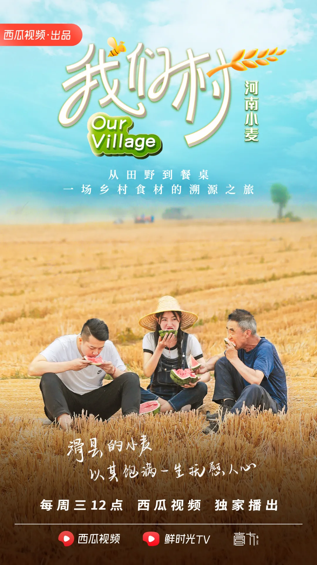 西瓜纪录片我们村热播走遍七省八村看见真实的乡村生活