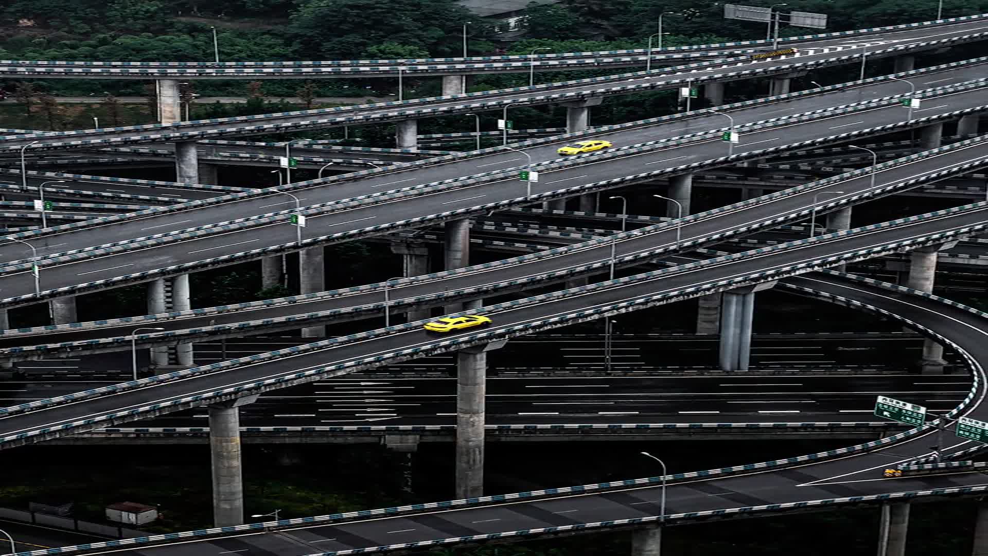 世界上最复杂的立交桥,重庆黄角湾立交桥,五层互通,37米高