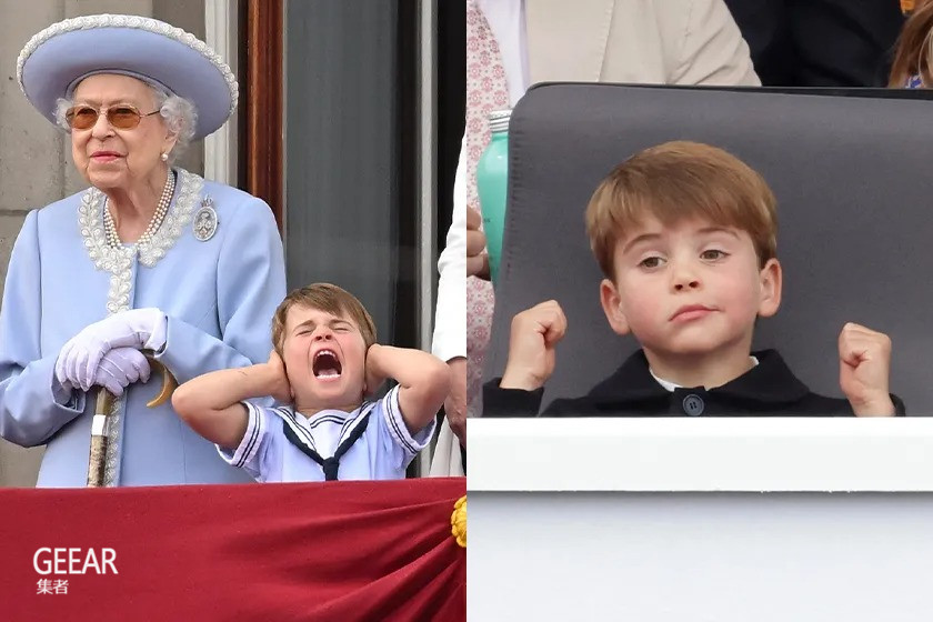 英国皇室最可爱的一员一览路易王子鬼马表情包