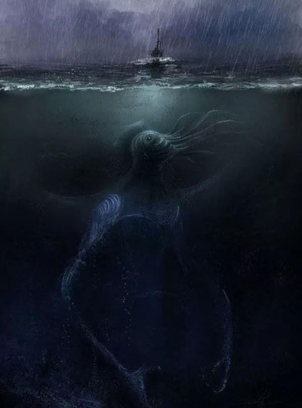 一组深海恐惧症我们对深海下面有什么一无所知