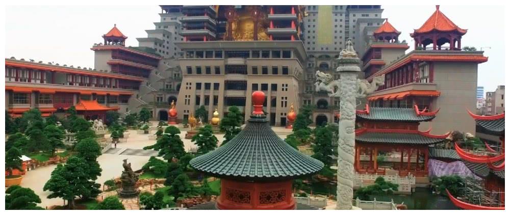 广西玉林云天宫,网传张子强出资建造,其实是台商投资的景区而已