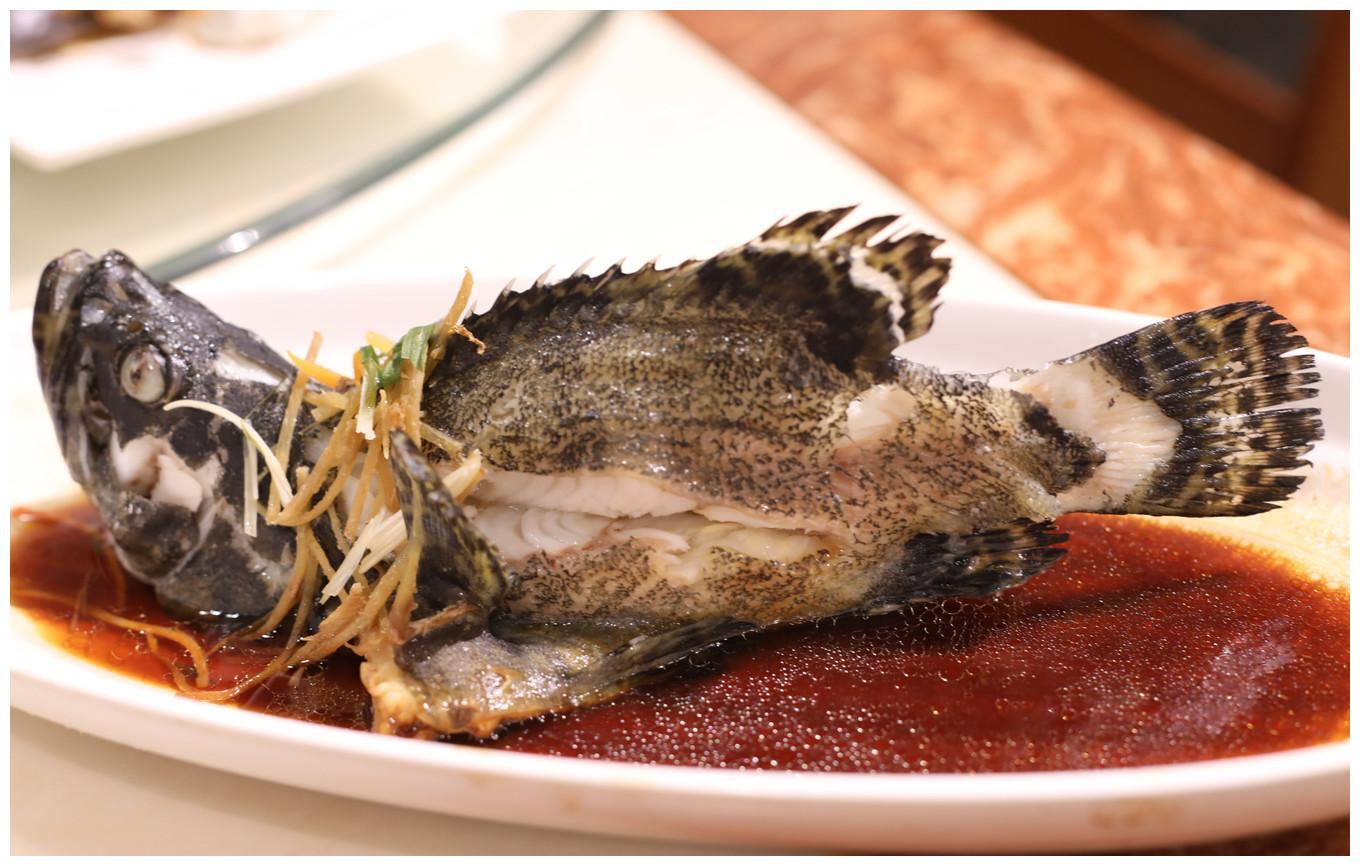 清蒸石斑鱼 石斑鱼鱼肉鲜嫩,清蒸正好能保留本来鱼肉的鲜甜,加上姜丝