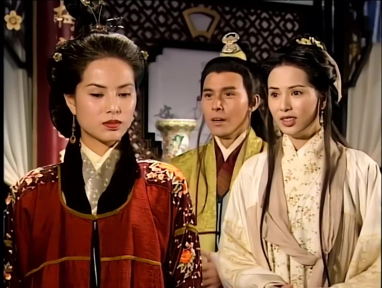 鸠摩智想得到武功典籍,慕容复誓死保护王语嫣,段誉:那我走?
