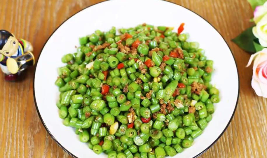 好吃又健康,下饭不油腻,放不下筷子的肉沫四季豆_高清图集_新浪网