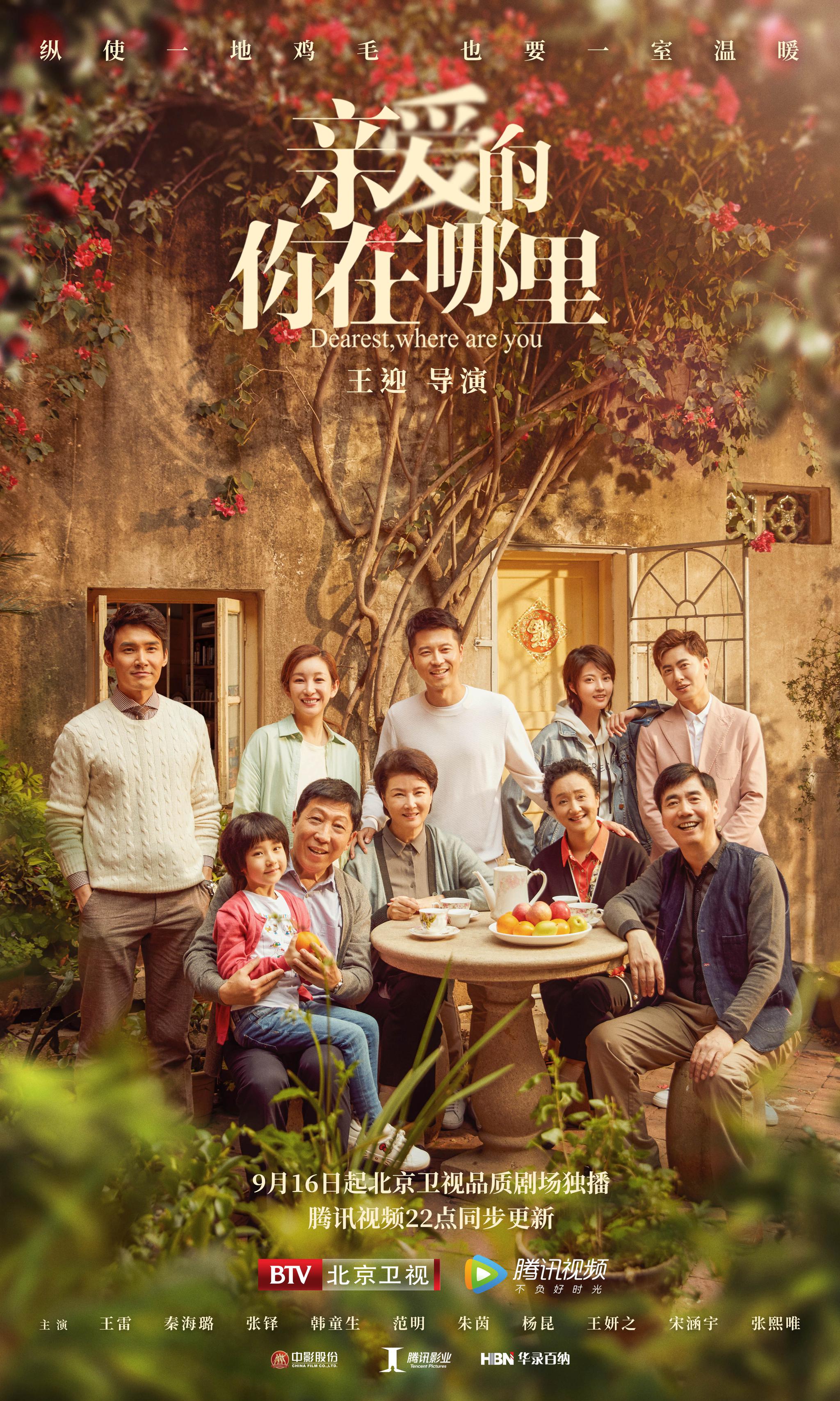 由王雷,秦海璐,张铎领衔主演的电视剧《亲爱的,你在哪里》正式定档9月