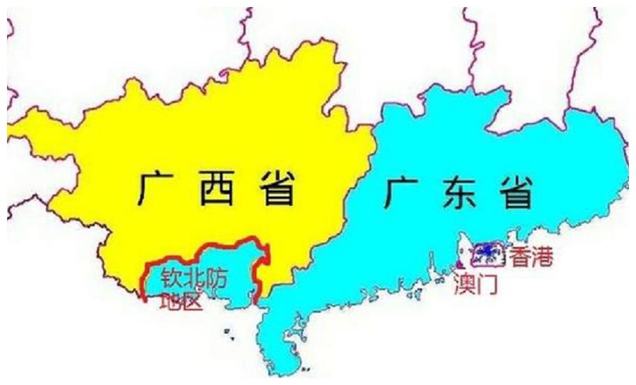 原来历史上的广西包括湛江和海南岛,为什么划给广东这么多地方?