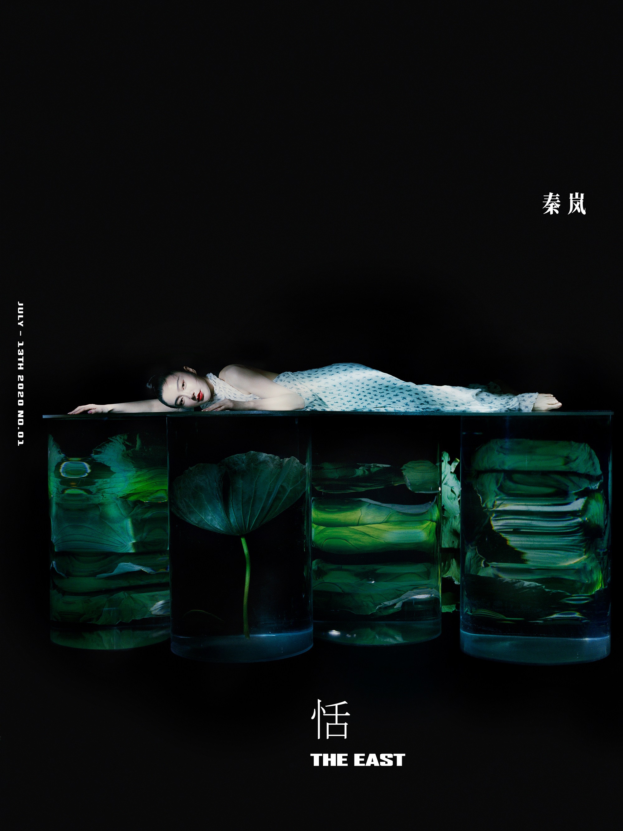 秦岚国风大片惊艳来袭荷塘月色间尽显东方情韵