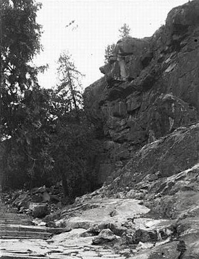 老照片之清末1907年山东泰山珍贵影像休闲区蓝鸢梦想 - Www.slyday.coM