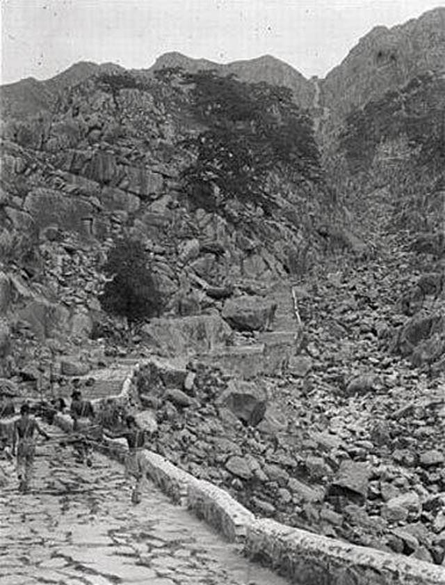 老照片之清末1907年山东泰山珍贵影像休闲区蓝鸢梦想 - Www.slyday.coM