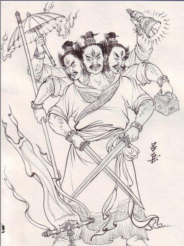 封神榜里除了杨戬，还有哪两个是三只眼？其中一个有三头六臂|三只眼|杨戬|太师_新浪新闻
