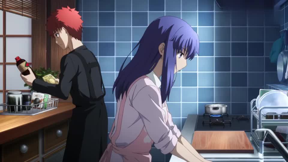 fate卫宫士郎和间桐樱在线秀恩爱美杜莎这盏电灯泡好亮