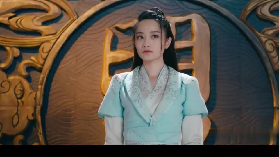 分心观掌门反对雨晨做武林盟主,雨晨一个巴掌教他做人