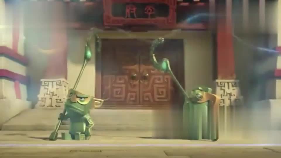哪吒仅用一个石头,就让铜人看守互掐,悠悠走出结界!